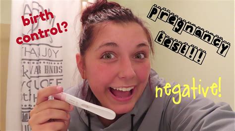 We Took A Live Pregnancy Test New Birth Control Vlog Youtube