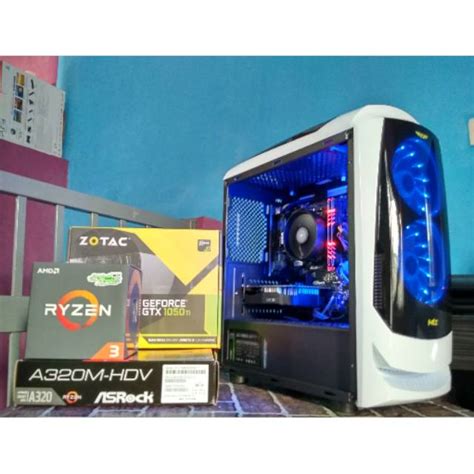 Jual PC Gaming Ryzen 3 1200 Feat GTX 1050TI Gaming Kelas Berat Shopee