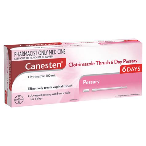 Buy Canesten 6 Day Pessary Thrush Treatments3 Online At