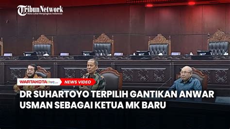 Tok Dr Suhartoyo Terpilih Jadi Ketua MK Baru Gantikan Anwar Usman