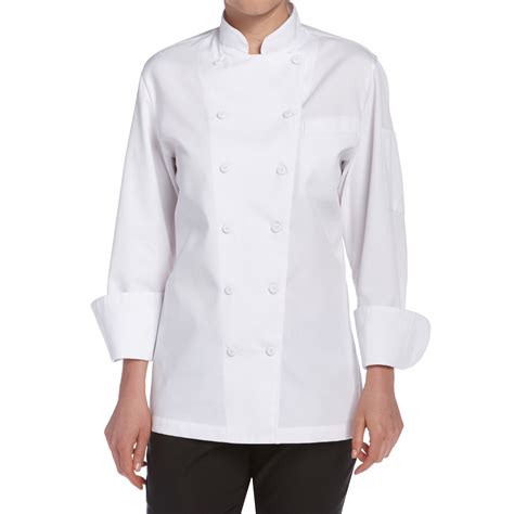 Womens Classic Executive Chef Coat Cw5695 White Chefwear