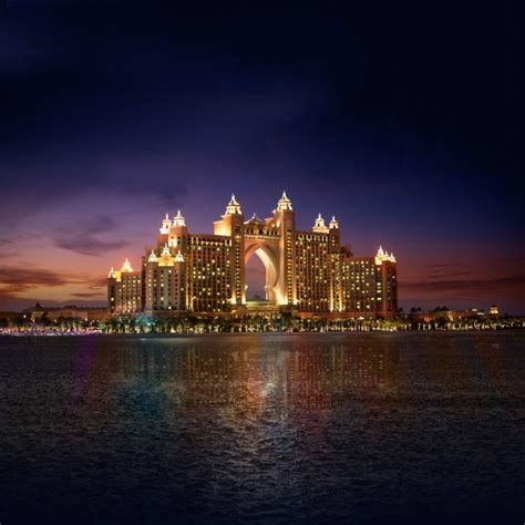Atlantis The Palm Resort Crescent Rd Dubai Uae Oceanview Twilight Travoh