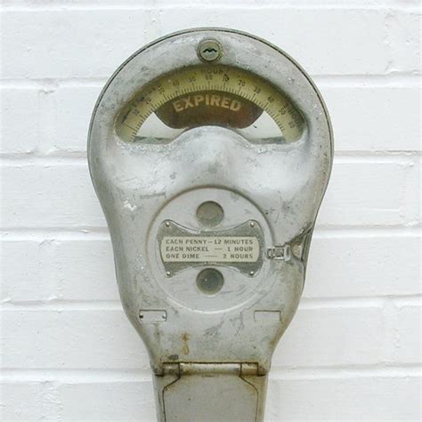 Vintage Parking Meter Vintage Park O Meter Patent Pending