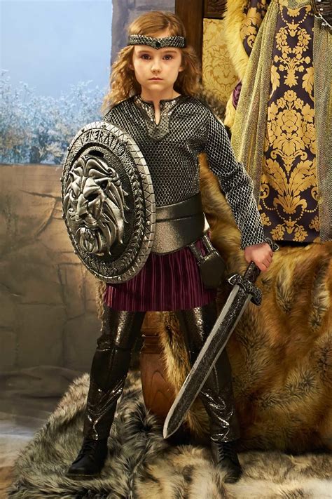 Joan Of Arc Warrior Costume For Girls