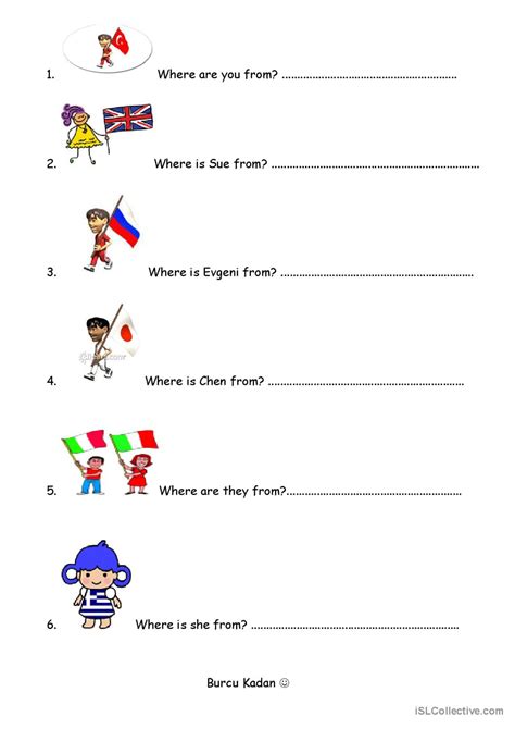 Countries Handout English Esl Worksheets Pdf And Doc