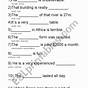 Concrete Abstract Nouns Worksheet