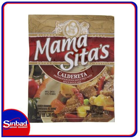 Buy Mama Sitas Spicy Sauce Mix Caldereta 50g Online In Kuwait