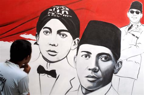 Sketsa Gambar Pahlawan Indonesia Soekarno Inapg Id