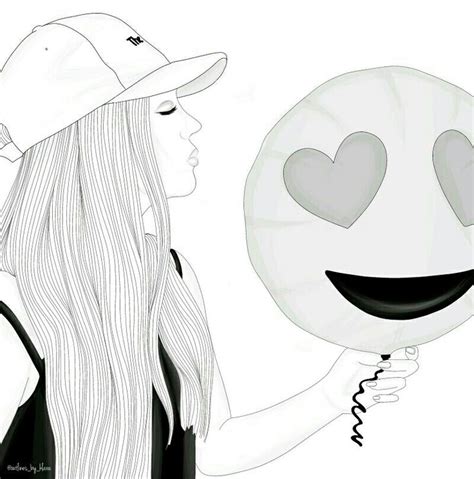 Meilleure amie swag dessin afro. 1112 best Girls ( Black & White ) images on Pinterest | Girl drawings, Drawing art and Wallpapers
