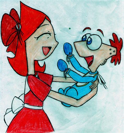 Little Candace With Baby Phineas By Janesmee On Deviantart