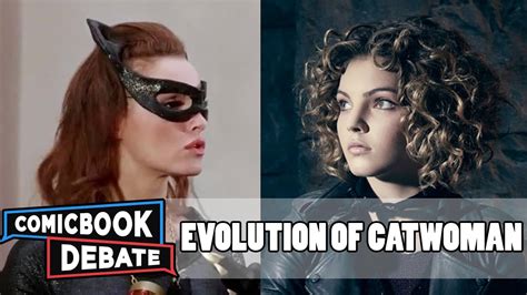 Adam west played batman and burt ward played robin. Evolution of Catwoman in Movies & TV in 6 Minutes (2017 ...