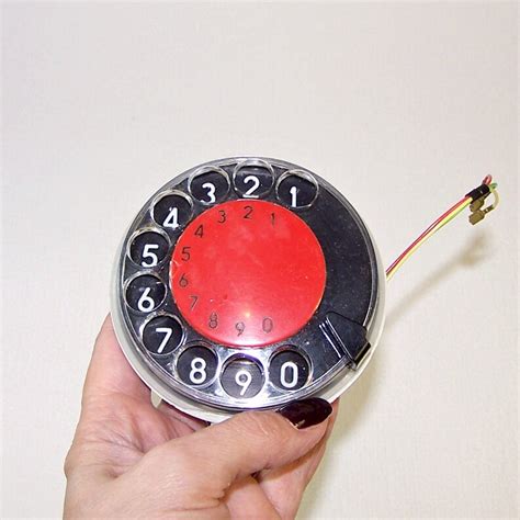 Vintage Rotary Phone Dialer Telkom Old Dialing Disk Made In Etsy