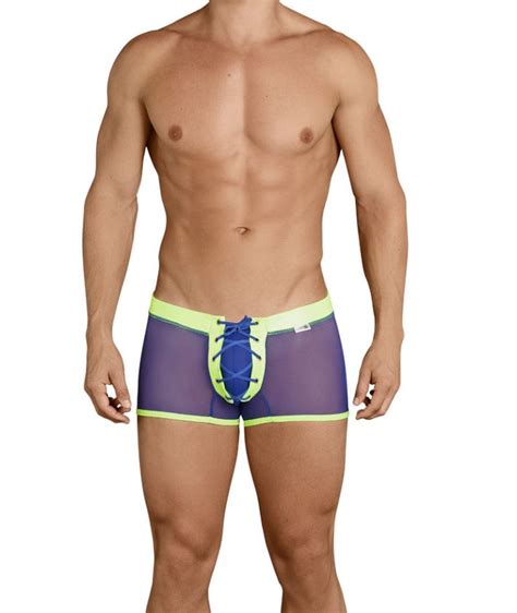Underwear Suggestion Candyman Lace Up Mesh Boxer Brief Men And