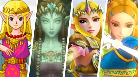 Evolution Of Princess Zelda 1986 2018 Youtube