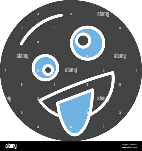 Zany Face Icon Vector Image Stock Vector Image And Art Alamy