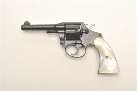 Colt Police Positive Da Revolver 38 Caliber 4 Barrel Blued Finish