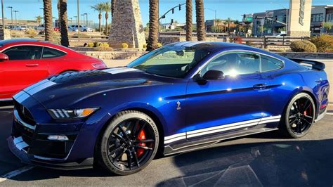 2020 Ford Mustang Shelby Gt500 In Kona Blue Metallic Atkins Cars