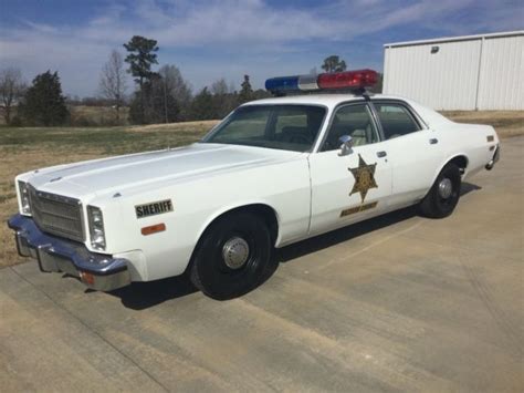 Plymouth Fury Rosco P Coltrane Police Car From The Dukes Of