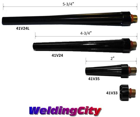 Weldingcity® Pack Of 2 Short Back Cap 41v33 Tig Welding Torch 92025