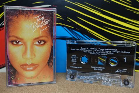Toni Braxton Cassette Tape Secrets Cassette Hip Hop 90s Cassette