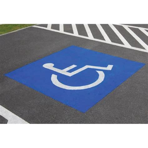 Handicapped Parking Symbol Stencil 30 X 36 Hillman 843409