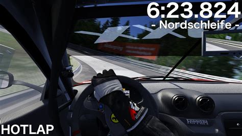 Assetto Corsa Ferrari Xx Evo Nordschleife Hotlap Youtube