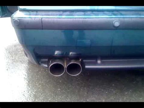 Eisenmann exhausts are customized to meet your individual preferences. BMW M3 E36 Eisenmann exhaust sound - YouTube