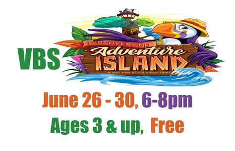 Discovery On Adventure Island Vbs Immanuel United Church Of Christ