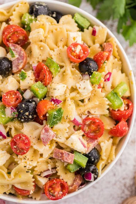 The Best Italian Pasta Salad Recipe So Easy Simply Stacie