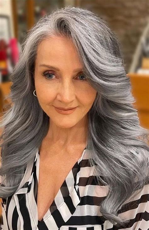beautiful women over 50 beautiful old woman long silver hair grey hair color silver silver