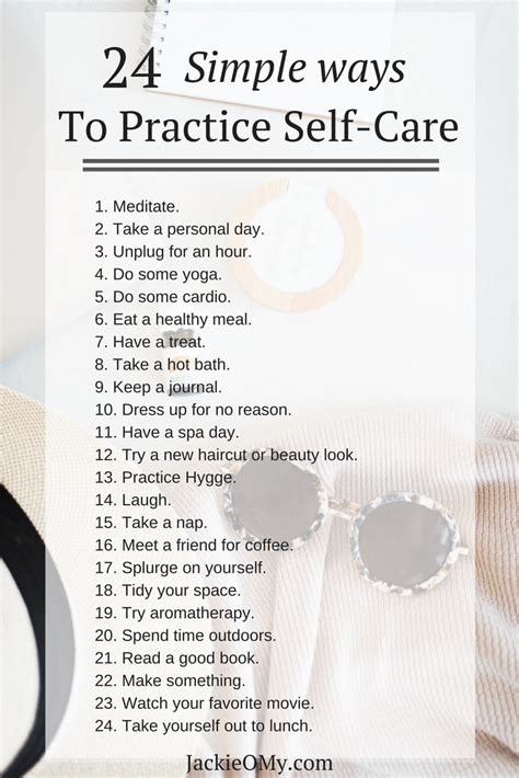 24 simple ways to practice self care self care self simple way