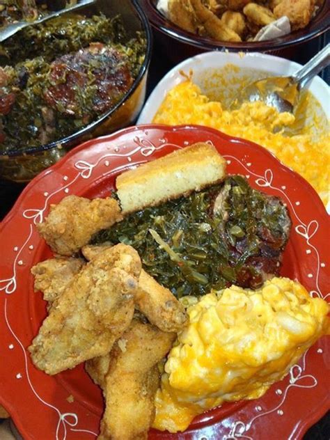 Please a crowd and have leftovers to boot. Soul food dinner image by Christine Eke on Delicious AF Food Ideas | Soul food, Food