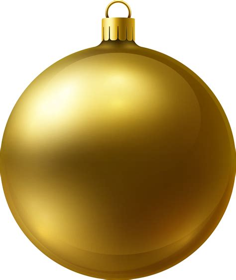 Golden Christmas Ball Png Clipart Ball Ball Clipart Christmas Images