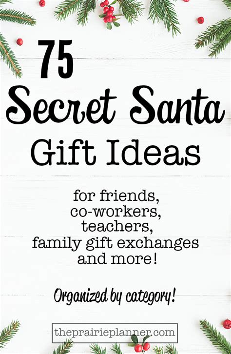 75 Secret Santa T Ideas For School The Office And More
