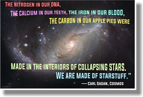 We Are Made Of Starstuff Carl Sagan Cosmos New Science