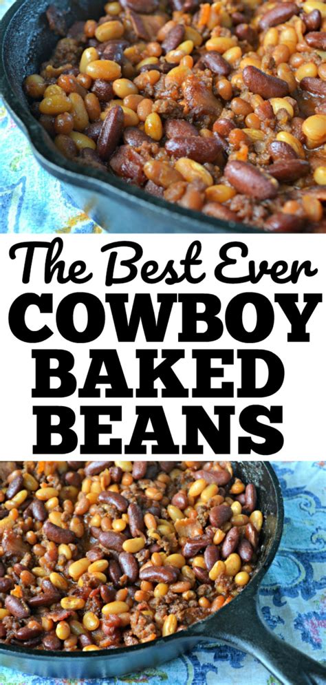 Best Ever Cowboy Baked Beans Recipe Bean Recipes