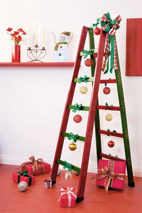 Fantastic Ways To Decorate A Christmas Ladder This Holiday Top Dreamer