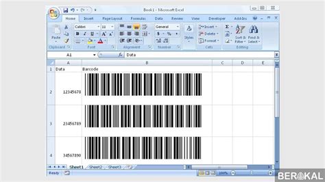 Cara Membuat Barcode Barang Di Excel Wargacoid
