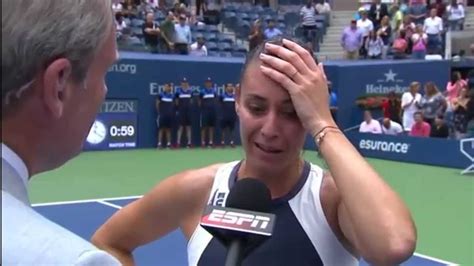 Interview Simona Halep Vs Flavia Pennetta Us Open 2015 Youtube