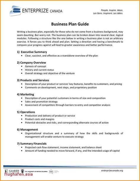 Free Event Space Business Plan Template Get Professional Business Forms