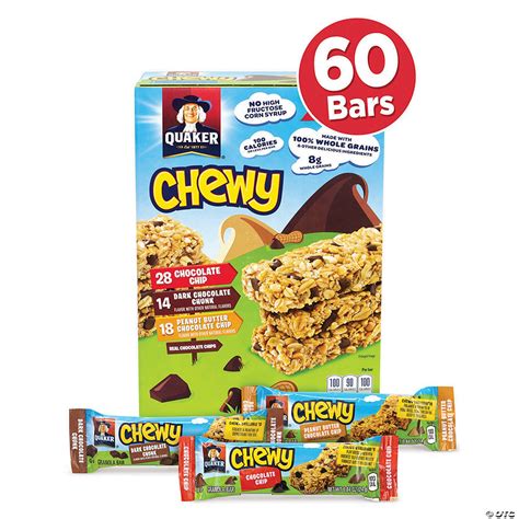 Quaker Chewy Granola Bar Chocolate Chip And Peanut Butter Chocolate Chip