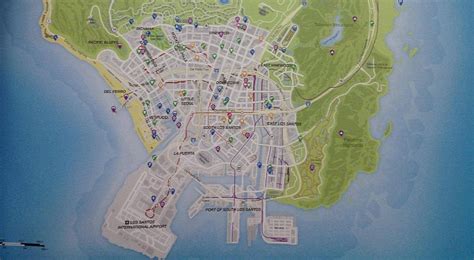 Grand Theft Auto 5 Official Map Leaked Shows All Sights