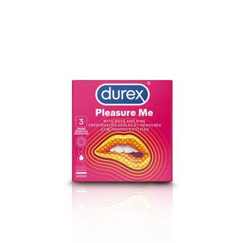 Durex 3s Ribbed And Dotted Condoms With Lubricant Pleasure Me Buy
