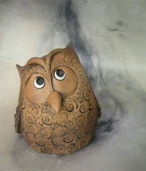 Pin By Carmen María On Lovely Owls In 2020 Clay Owl Ceramic Owl
