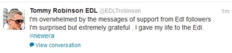Tommy Robinson Quits As Leader Of EDL Daily Mail Online