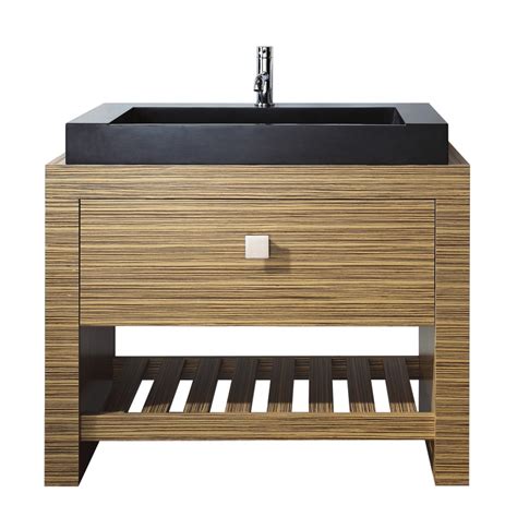 Check out our lowest priced option within bathroom vanities, the hampton 36 in. 39 Inch Single Sink Bathroom Vanity with Stone Vessel Sink ...