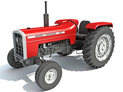Massey Ferguson Tractor 3d Model By 3d Horse