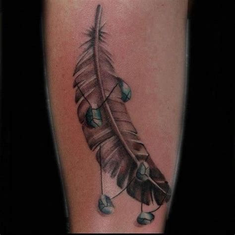 Native Eagle Feather Tattoos
