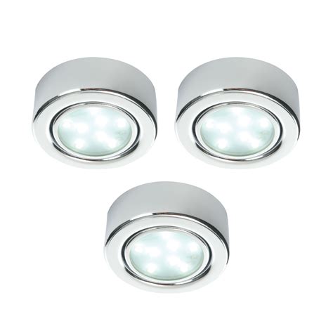 Mains powered under cabinet lighting. Masterlite Mains Powered LED Cabinet Light, Pack of 3 ...
