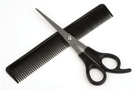 Hairdressing Comb And Scissors Stock Photo Download Image Now Istock